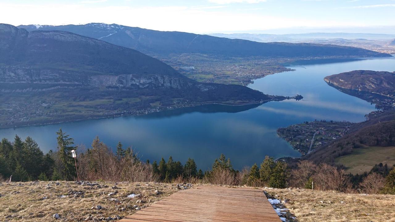 Studio à la campagne au bout du lac d'Annecy Doussard Extérieur photo