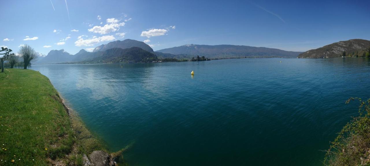 Studio à la campagne au bout du lac d'Annecy Doussard Extérieur photo