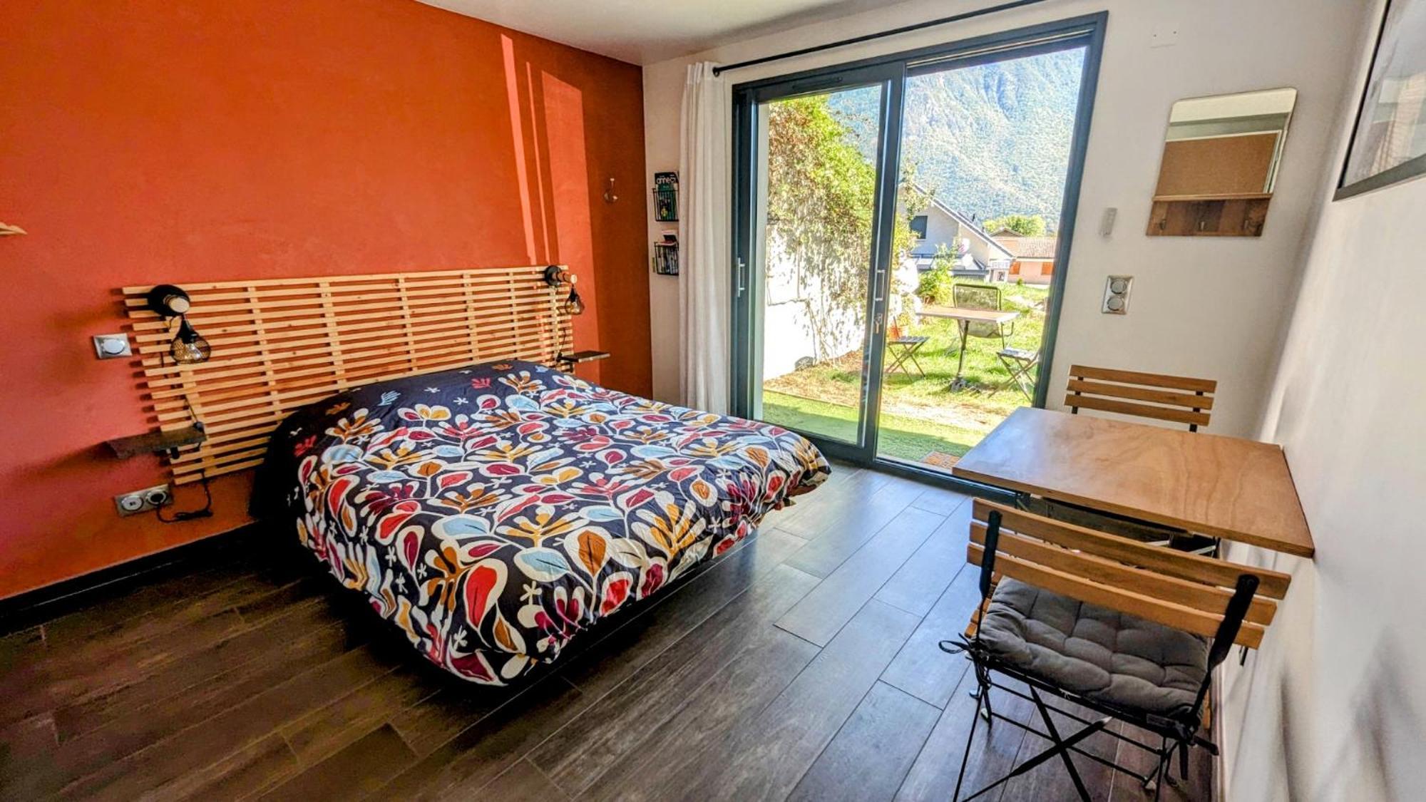 Studio à la campagne au bout du lac d'Annecy Doussard Extérieur photo